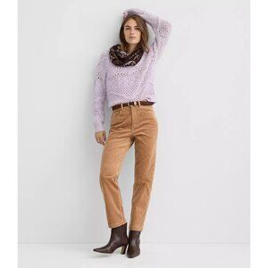 NWT Ann Taylor LOFT Womens Size 31 31x28 or 12 12x28 Straight Corduroy Pants NEW